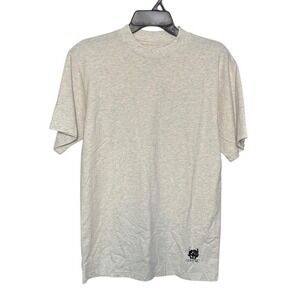 G59 Ivory‎ Heathered Men's T-Shirt Size Small Skull Streetwear Flaw